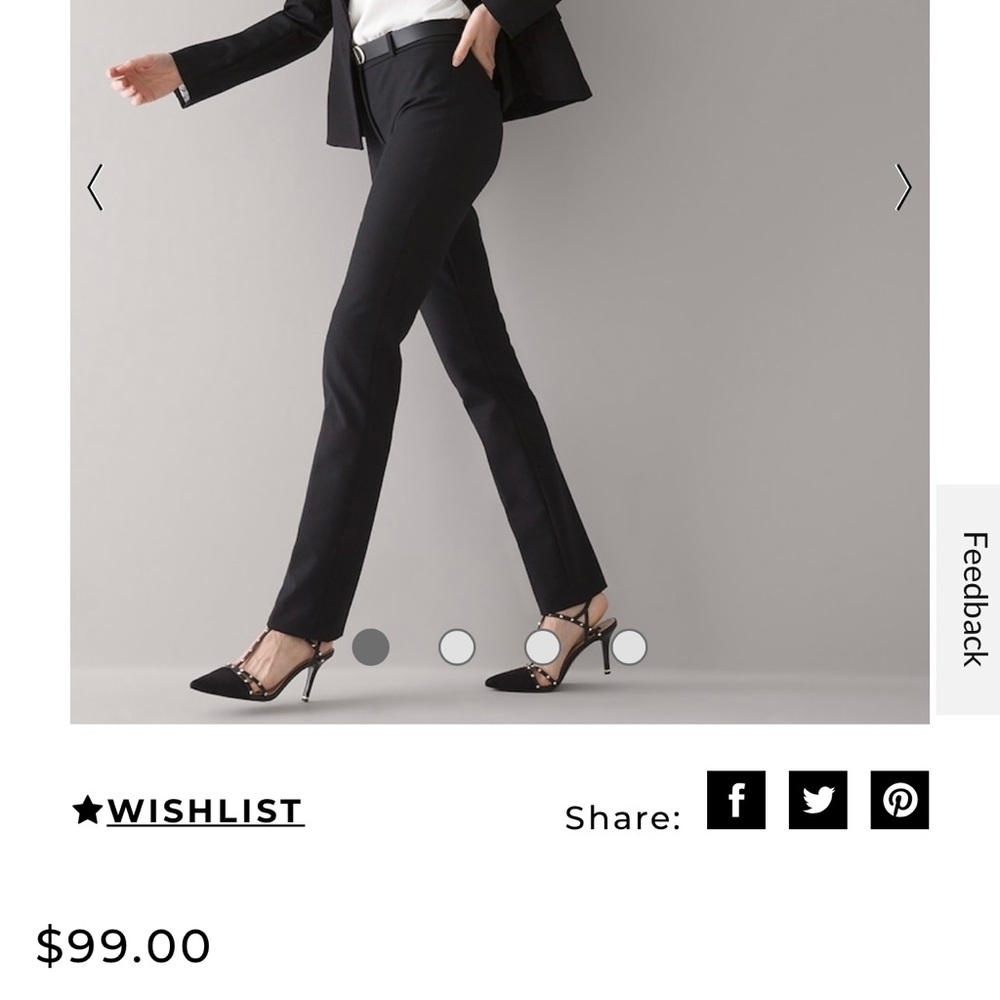 Slim Bootleg Comfort Stretch Pant (silky)